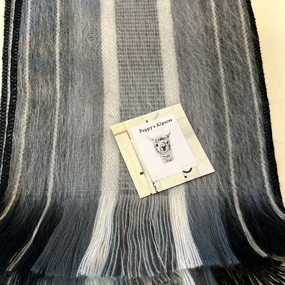 Beautiful alpaca scarf from Ecuador so soft and warm!